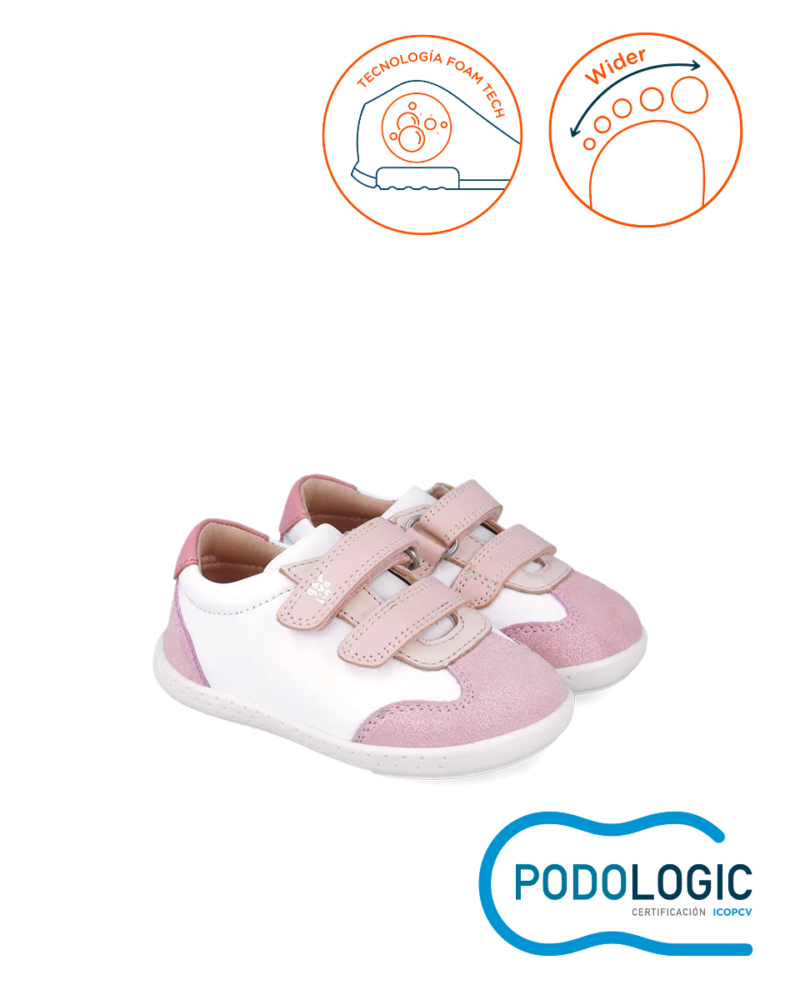 Garvalin Baby Girls First Steps Barefoot Sneakers